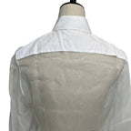 Dior Sheer Cut Replacement Blouse 40 White — view 5