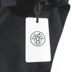 Hermes Tapi de Sel Embroidered Pocket Maxi T-Shirt 36 Black — view 8