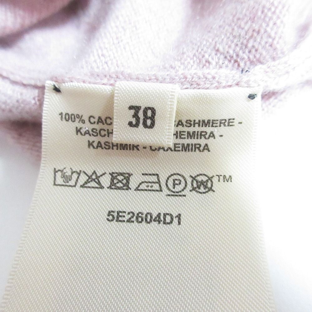 Hermes Lift Double Cashmere 100% Knit Sweater 38 Pink — view 6
