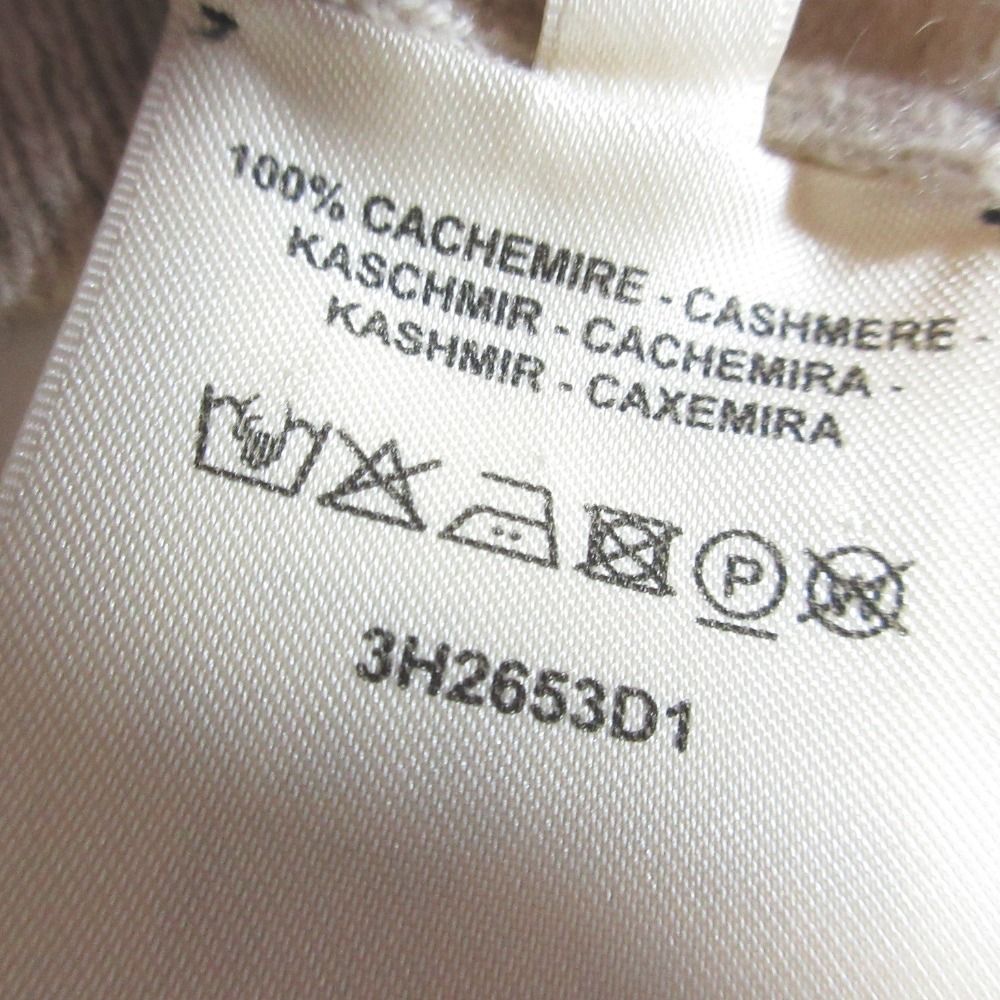 Hermes Lift Double Cashmere 100% Knit Sweater 38 Beige — view 7