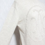 Hermes Lift Double Cashmere 100% Knit Sweater 38 Beige — view 4