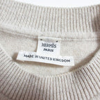 Hermes Lift Double Cashmere 100% Knit Sweater 38 Beige — view 5