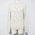 Hermes Lift Double Cashmere 100% Knit Sweater 38 Beige