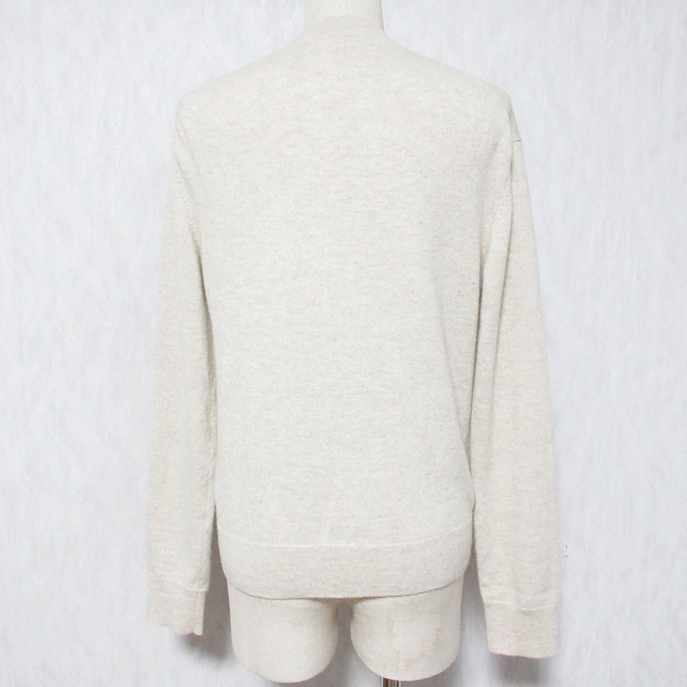Hermes Lift Double Cashmere 100% Knit Sweater 38 Beige — view 2