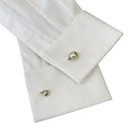 Dior Cotton Poplin Long Blouse Skipper Long Sleeve 38 White — view 5