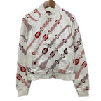 Hermes Coaching Remix Jacket 38 White