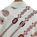 Hermes Coaching Remix Jacket 38 White — view 4