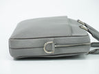 Louis Vuitton LV Porto Documan Business PM Taiga Leather Bag Glacier Gray — view 4