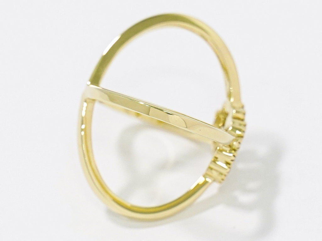 Gucci GG Diamond YG Ring Yellow Gold Second — view 4