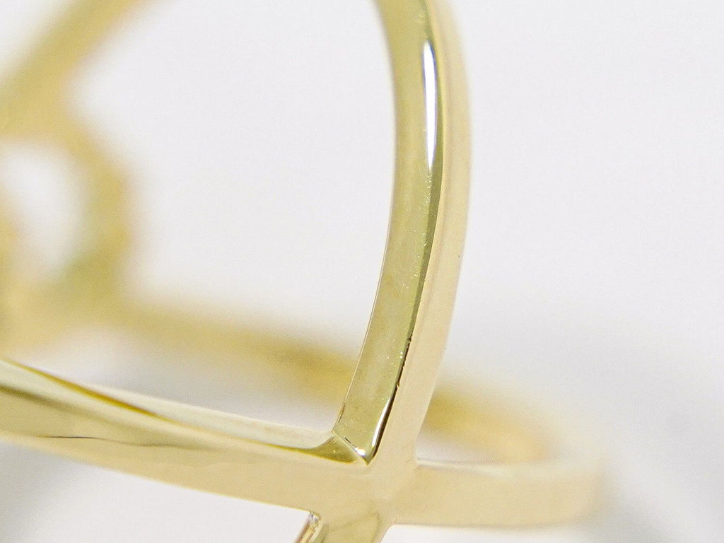 Gucci GG Diamond YG Ring Yellow Gold Second — view 5