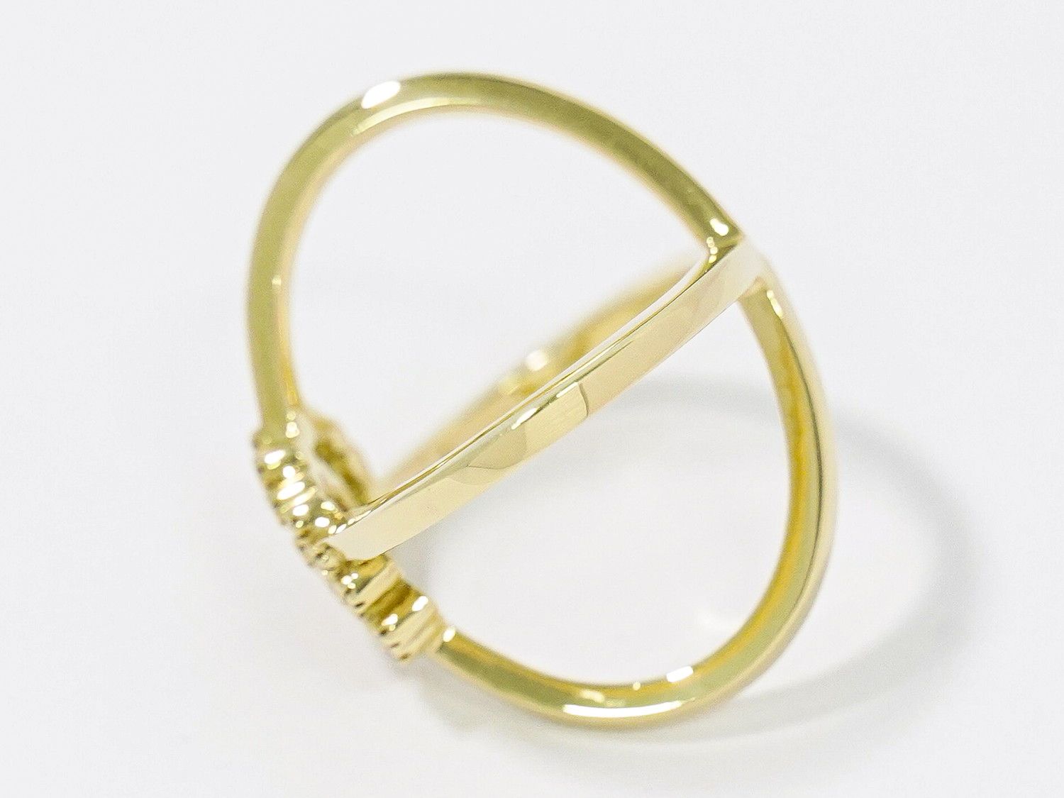 Gucci GG Diamond YG Ring Yellow Gold Second — view 2