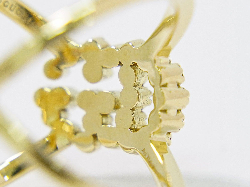 Gucci GG Diamond YG Ring Yellow Gold Second — view 6