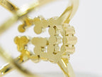 Gucci GG Diamond YG Ring Yellow Gold Second — view 6
