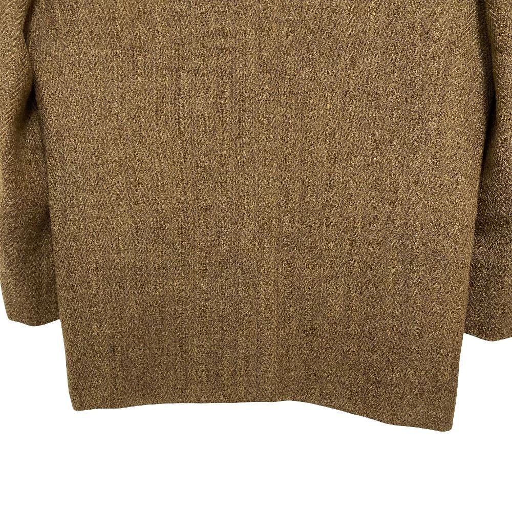 Dior Herringbone Tailored Jacket Pants Suit Set M 85 Brown Second — view 6