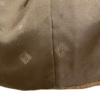 Dior Herringbone Tailored Jacket Pants Suit Set M 85 Brown Second — view 4