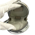 Gucci GG Guccissima Mirror Effect Circlepouch Clutch Set Silver Color Second — view 9