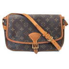 Louis Vuitton Monogram Sologne Shoulder Bag Brown Second