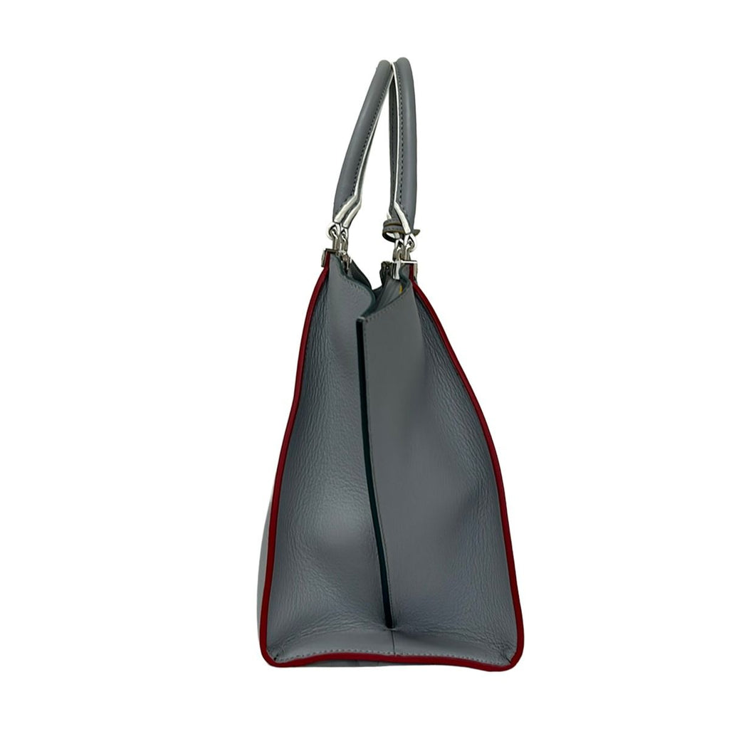 Fendi Handbag Blue Gray Leather — view 2