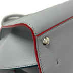 Fendi Handbag Blue Gray Leather — view 6