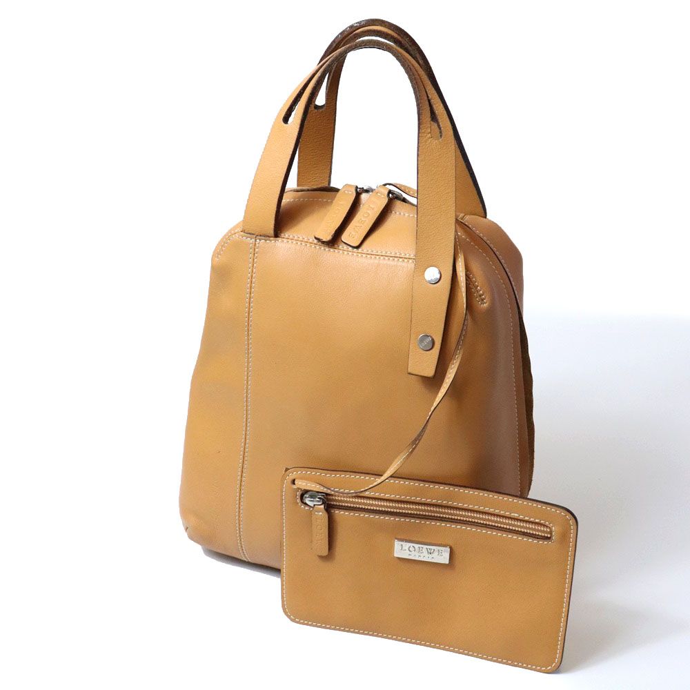 Loewe Handbag Leather Brown