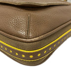 Bottega Veneta Shoulder Bag Brown Perforated Leather — view 6