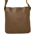 Bottega Veneta Shoulder Bag Brown Perforated Leather — view 3