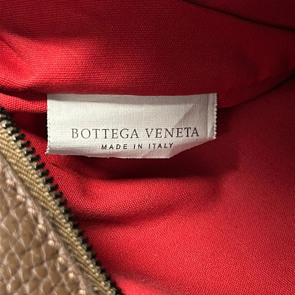 Bottega Veneta Shoulder Bag Brown Perforated Leather — view 8