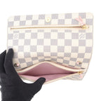 Louis Vuitton Chain Wallet Damier Azur Pochette Weekend Summer Trunk Shoulder — view 6