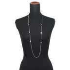 Chanel Necklace CC Logo Faux Pearl Long — view 4