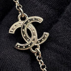 Chanel Necklace CC Logo Faux Pearl Long — view 7