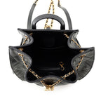 Chanel Backpack 25 Quilted CC Logo Caviar Leather Black — view 5