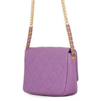 Chanel Chain Shoulder Bag Quilted CC Logo Caviar Leather — view 2