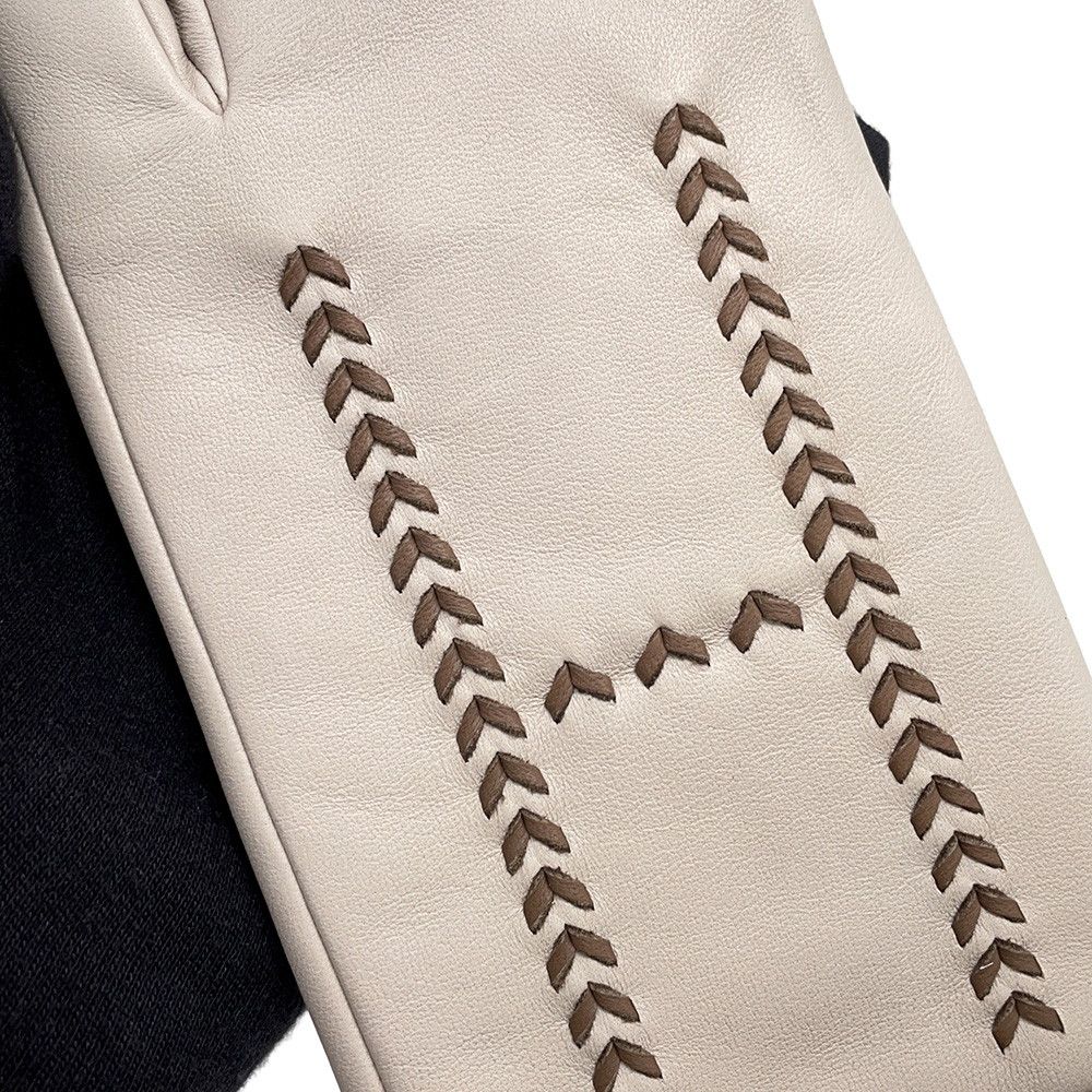 Hermes Glove Stitch Lambskin 7.5 Gloves — view 5