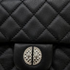 Chanel Backpack Quilted CC Logo Lambskin Black — view 8