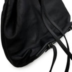 Chanel Backpack Quilted CC Logo Lambskin Black — view 6