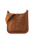 Hermes Shoulder Bag Evelyne 3 23 Gold Silver Taurillon Clemence