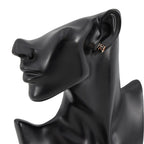Hermes Earrings Mini Pop Black Pink Gold — view 4