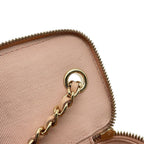 Chanel Chain Shoulder Bag Quilted CC Logo Classic Mini Vanity Case Caviar — view 8