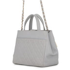 Chanel Quilted CC Logo Affinity Caviar Leather 2-Way Shoulder — view 2