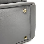 Chanel Quilted CC Logo Affinity Caviar Leather 2-Way Shoulder — view 8