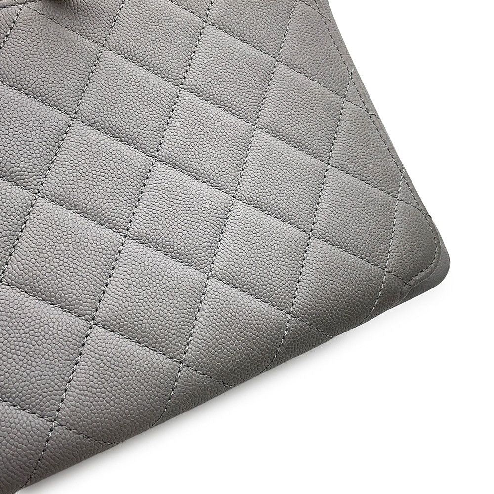 Chanel Quilted CC Logo Affinity Caviar Leather 2-Way Shoulder — view 7