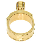 Hermes Cadena Diamond 48 Ring 18k Yellow Gold — view 4