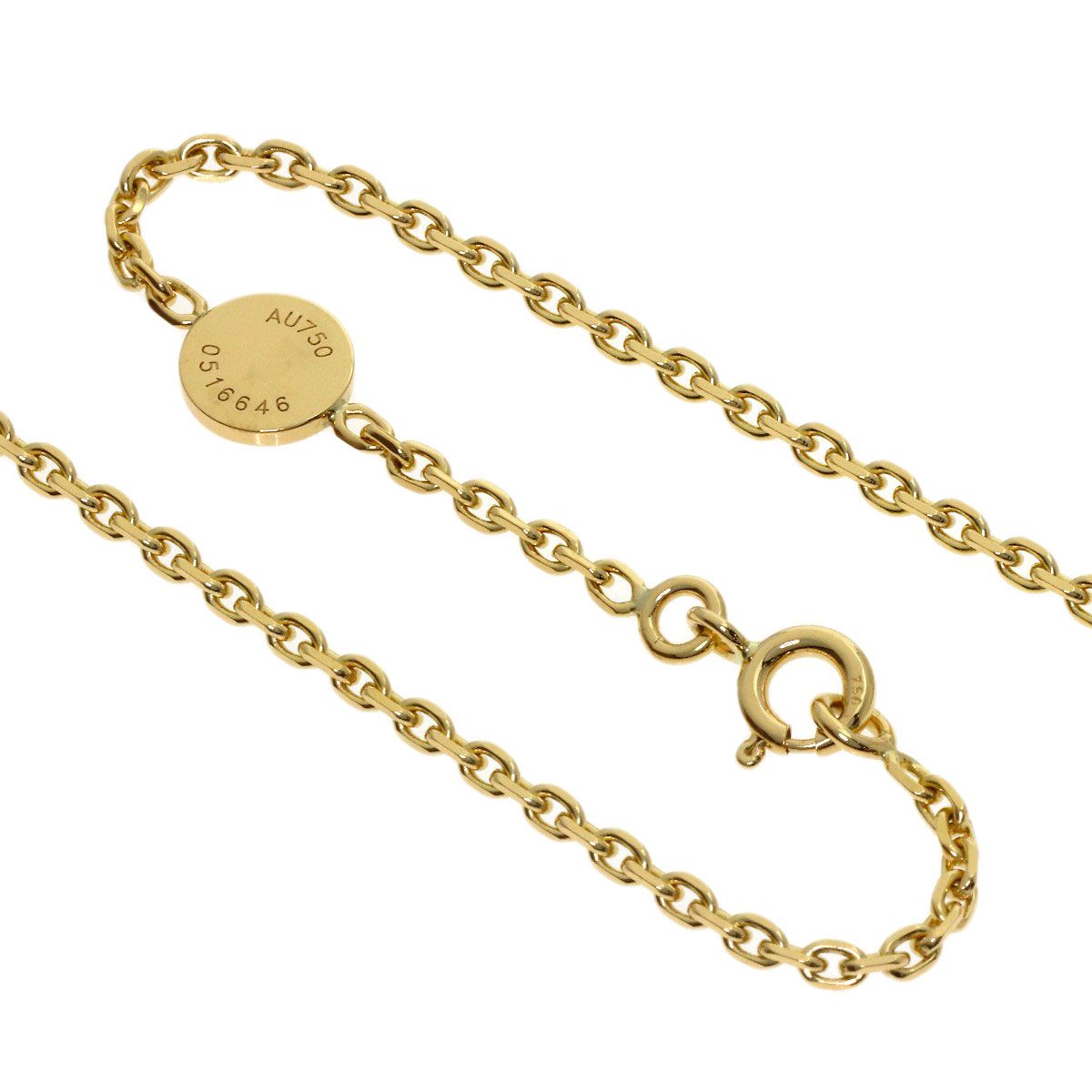 Hermes Amulet Birkin Necklace 18k Yellow Gold — view 3