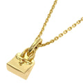 Hermes Amulet Birkin Necklace 18k Yellow Gold