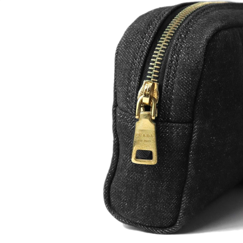 Prada Pouch Denim Black — view 7