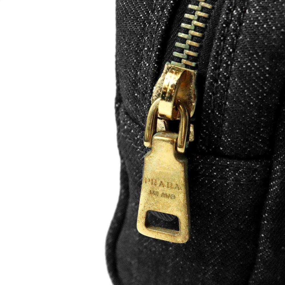 Prada Pouch Denim Black — view 8