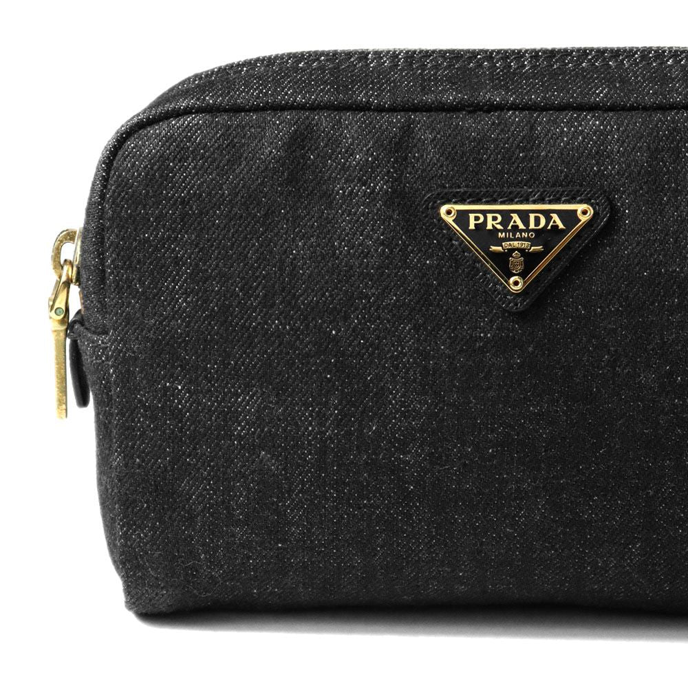 Prada Pouch Denim Black — view 5