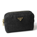 Prada Pouch Denim Black
