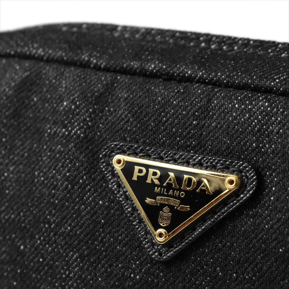 Prada Pouch Denim Black — view 6