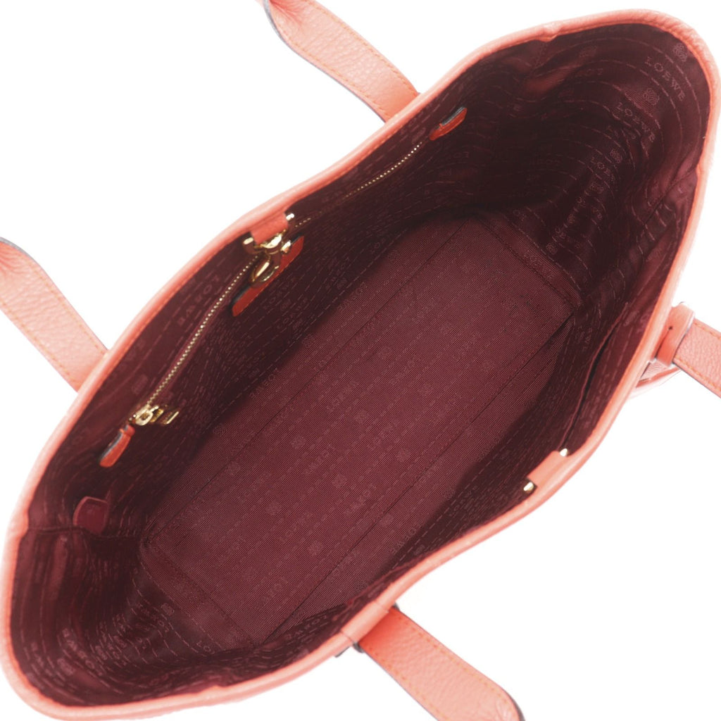 Loewe Heritage Leather Red Tote — view 6